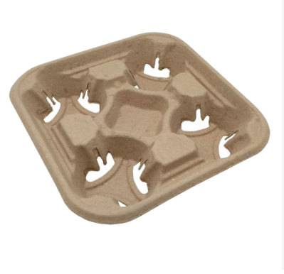 Portavasos de Pulpa Biodegradable